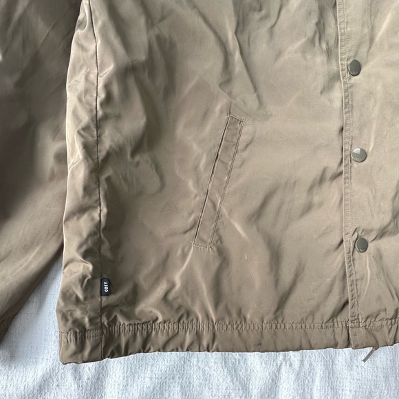 Obey Windbreaker Jacket Men's Snap front Size L - Picture 2 of 9